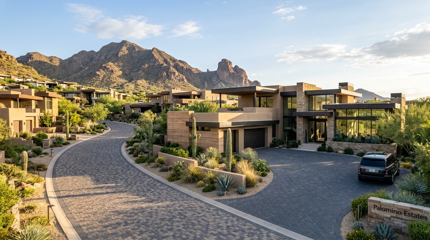 Luxury Scottsdale Residence Garage Doors