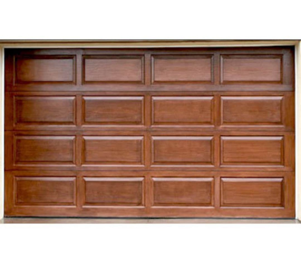 Wood Raised Panel Garage Door Scottsdale AZ